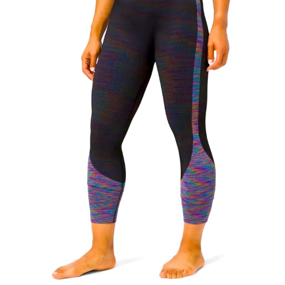 Lululemon Rainbow Tights. Size 6, extra thick material. Perfect condition